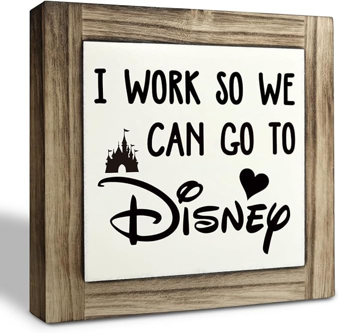 Inspirational Wood Signs, Box Wood Plaques Desk Décor, Decorative Plaques and Signs, Rustic Offi... | Amazon (US)
