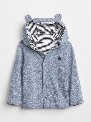 Baby Favorite Reversible Bear Hoodie Sweatshirt | Gap (US)