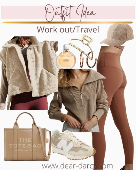 Outfit idea🤎🤍

Workout, errands  or travel outfit idea

Amazon vest
V  leggings and top
Marc Jacob’s tote 
New balance tennis shoes 
Gold hair clip
Corduroy ball cap 
Chanel perfume 
Tortoise hoops

#LTKfitness #LTKGiftGuide #LTKtravel