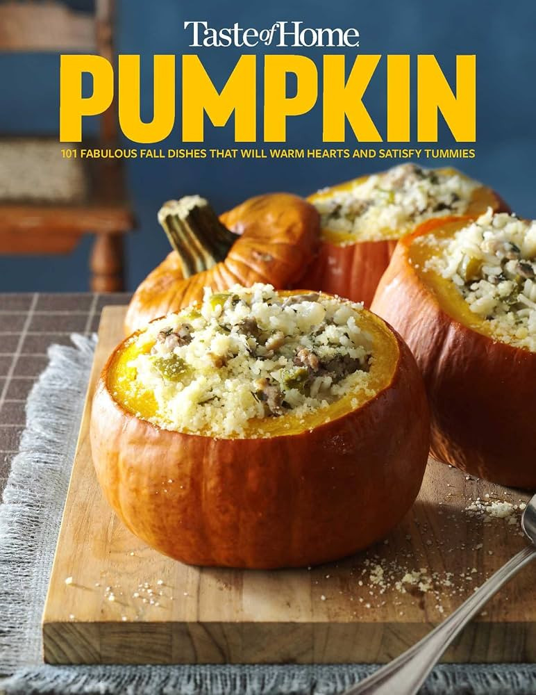 Taste of Home Pumpkin Mini Binder: 101 Fall Recipes for Desserts, Soups, and More (TOH Mini Binde... | Amazon (US)