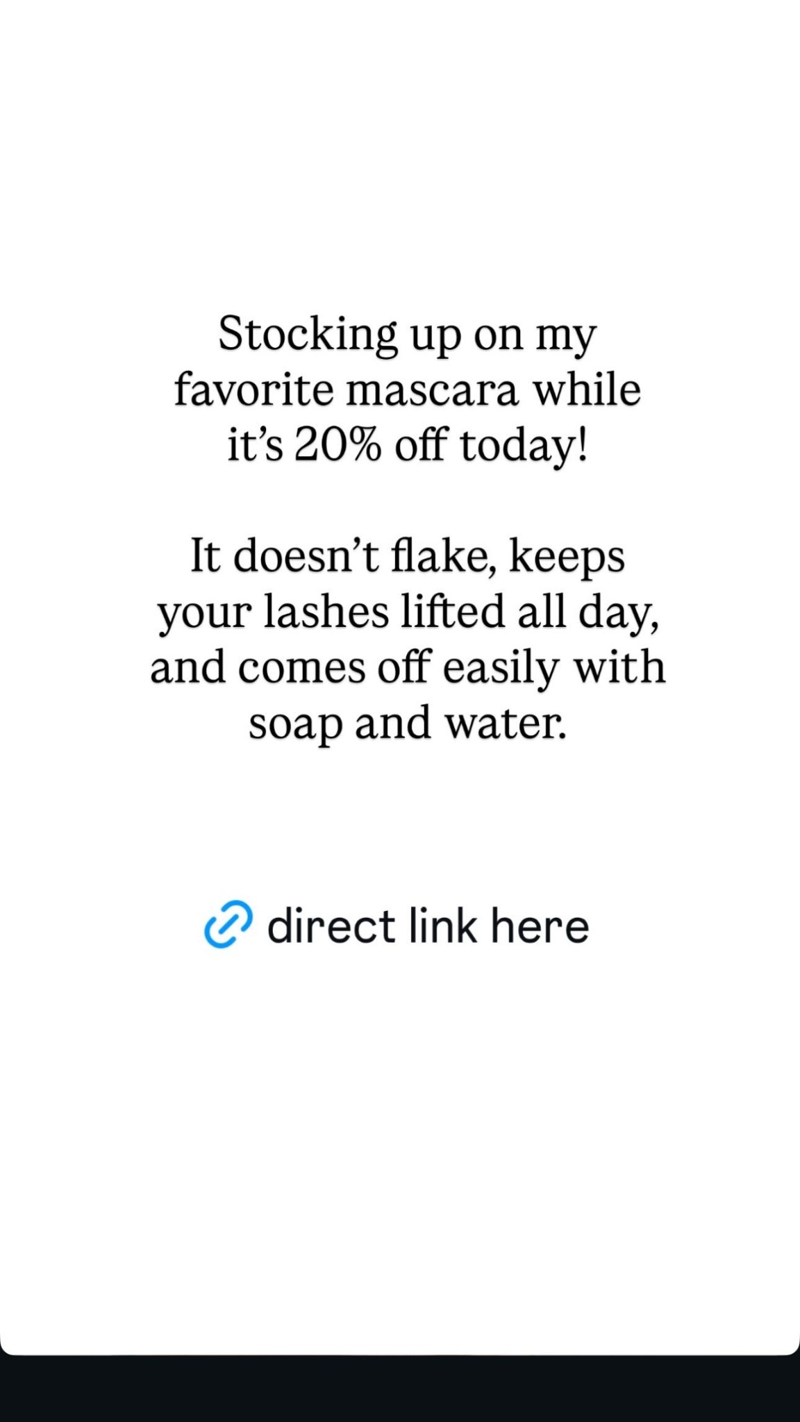 My FAVORITE mascara on sale today! Stocking up because it’s amazing 🥰

#LTKSaleAlert #LTKBeauty