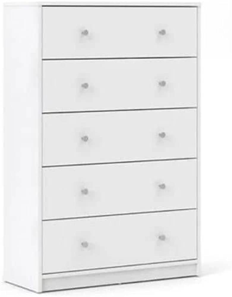 Tvilum Portland 5 Drawer Chest - White | Amazon (US)