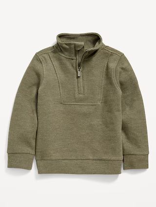 1/4-Zip French-Rib Pullover Sweater for Toddler Boys | Old Navy (US)