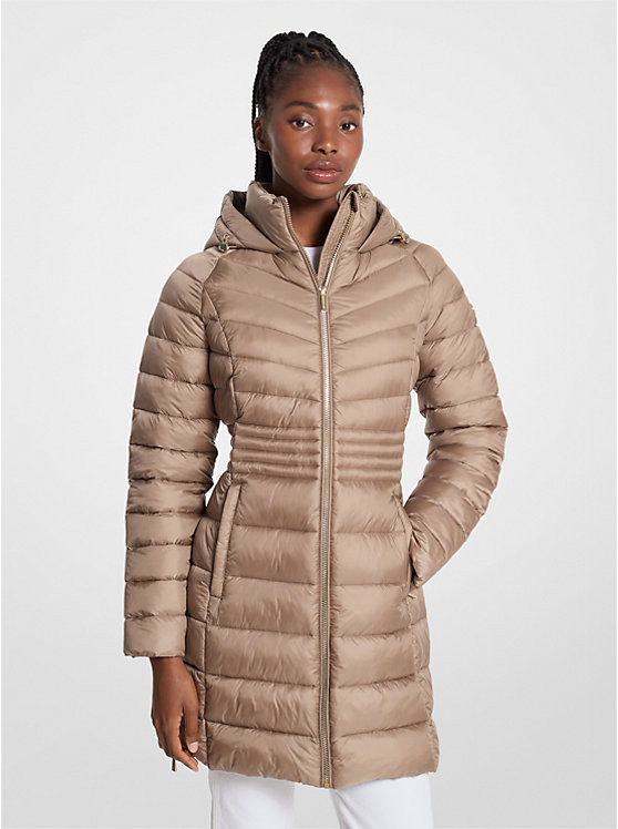 Quilted Nylon Puffer Coat | Michael Kors US