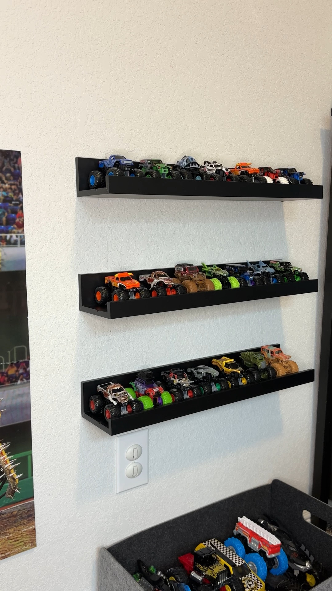 The best monster truck storage for your young kiddos! The shelves are sturdy and fit each truck perfectly! 

#LTKkids #LTKhome #LTKVideo