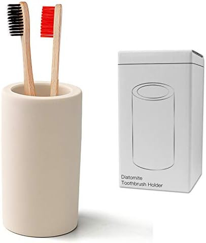 Toothbrush Holder - Office Pen Holder,Bathroom Diatomite Toothbrush Holder,Desk Pen Holder,Stand ... | Amazon (US)