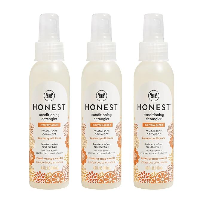 The Honest Company Conditioning Hair Detangler 3-Pack| Leave-in Conditioner + Fortifying Spray | ... | Amazon (US)