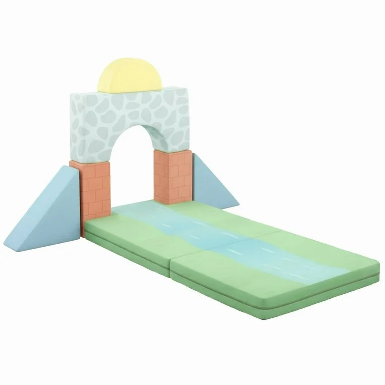 Delta Children 7-Piece Foam Fortress, Castle Creek | Walmart (US)