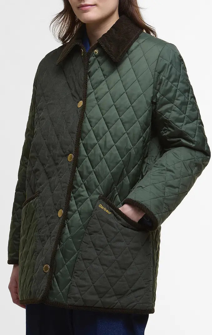 Barbour Meryl Colorblock Quilted Jacket | Nordstrom | Nordstrom