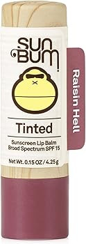 Sun Bum Tinted Lip Balm Raisin Hell | SPF 15 | UVA/UVB Broad Spectrum Protection | Sensitive Skin... | Amazon (US)