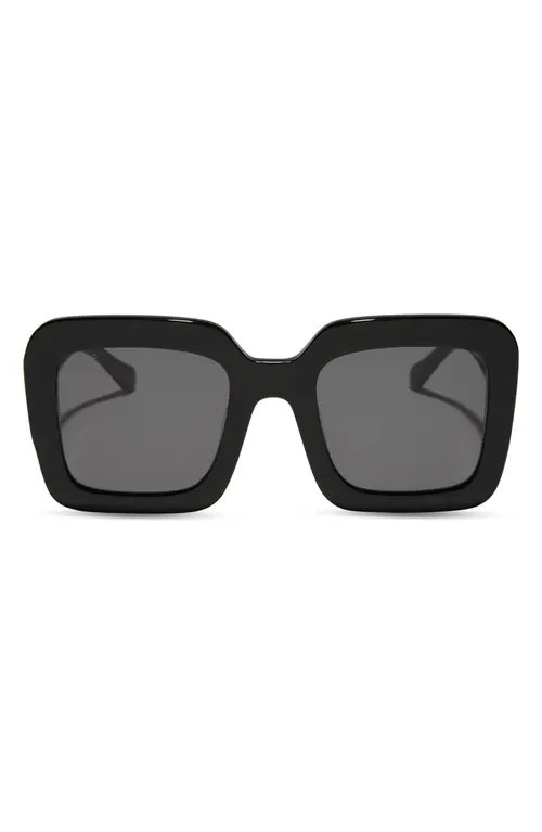 DIFF Charise 51mm Square Sunglasses in Black at Nordstrom | Nordstrom