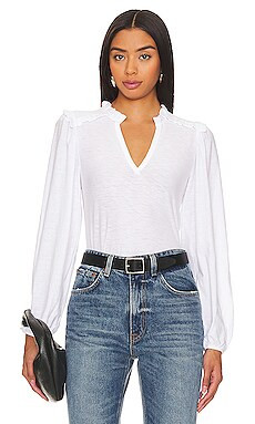 Dolly Smocked Shoulder Tee
                    
                    Nation LTD | Revolve Clothing (Global)