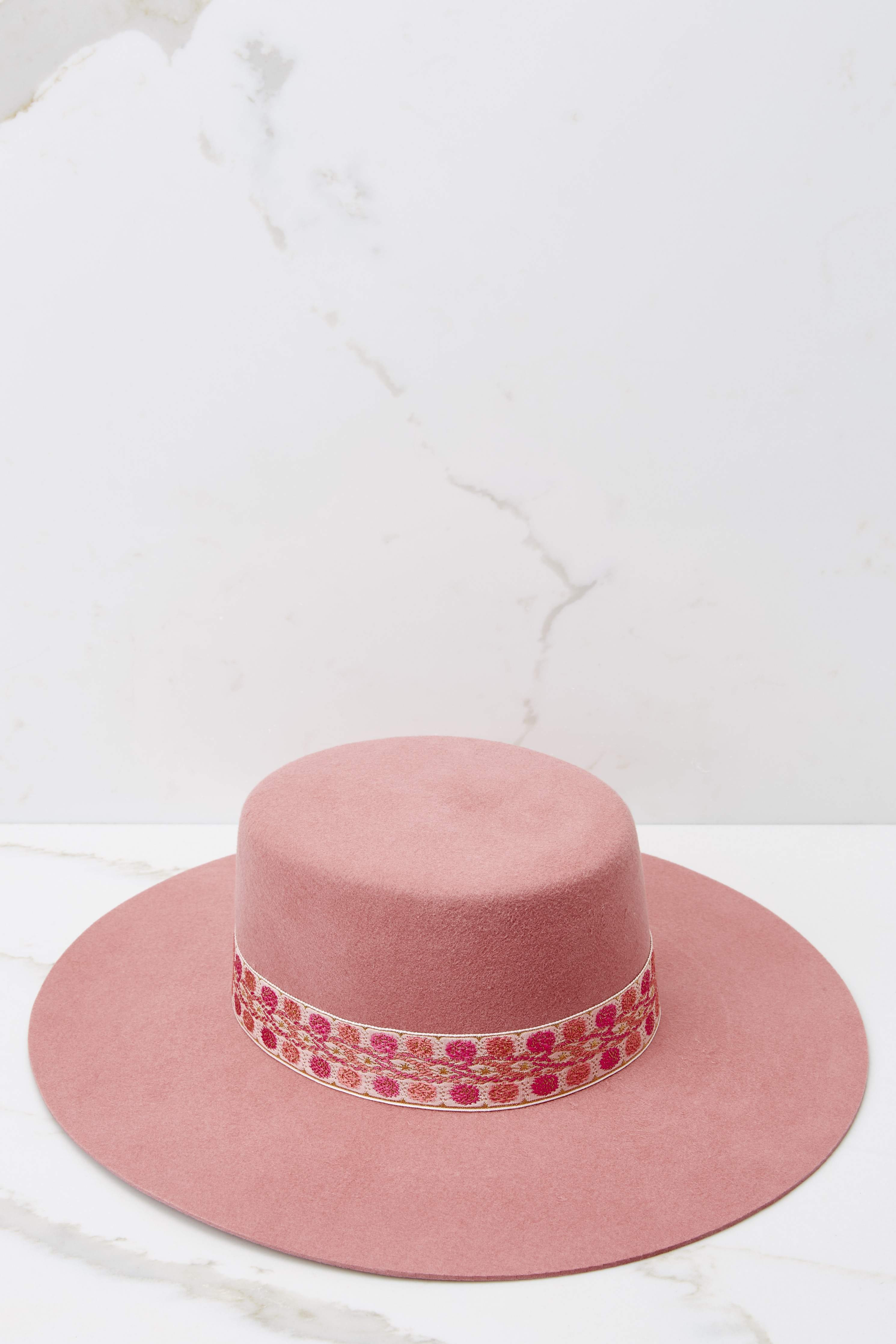 Sierra Rose Hat | Red Dress 