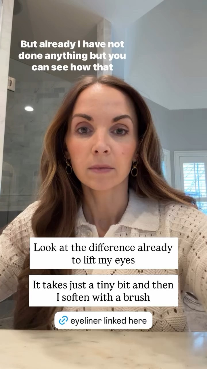 Before and after with my favorite eyeliner- from @amazon! 

#LTKootd #LTKBeauty #LTKgrwm