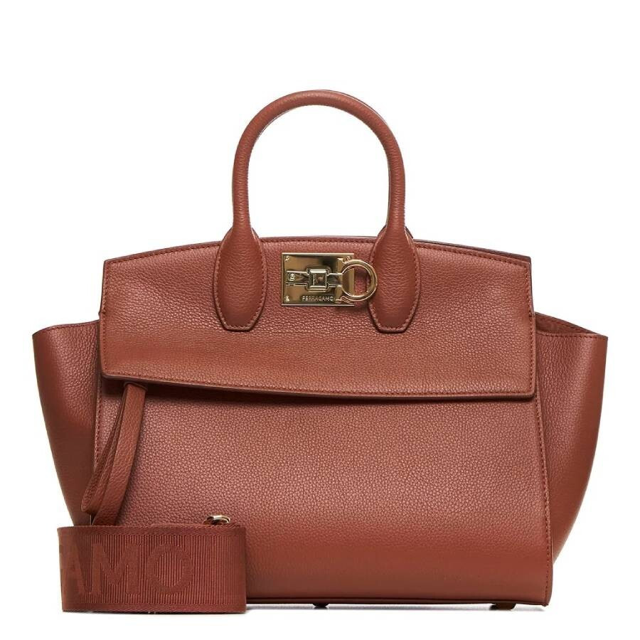 Studio Logo-Plaque Top Handle Bag | Jomashop.com & JomaDeals.com