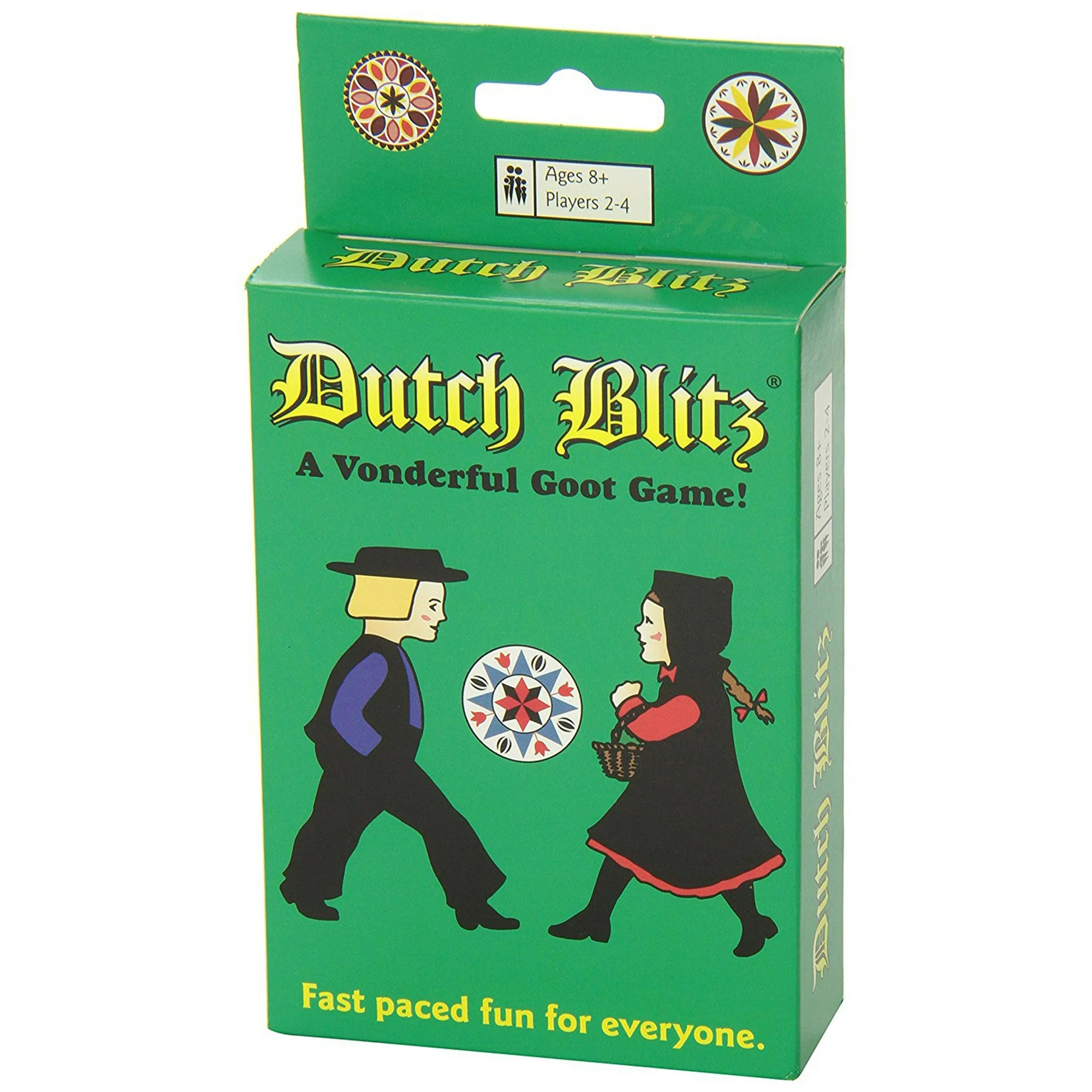 Dutch Blitz - Fast Paced Card Game for 2-4 Players Ages 8+, 160 Cards, Easy to Learn | Walmart (US)