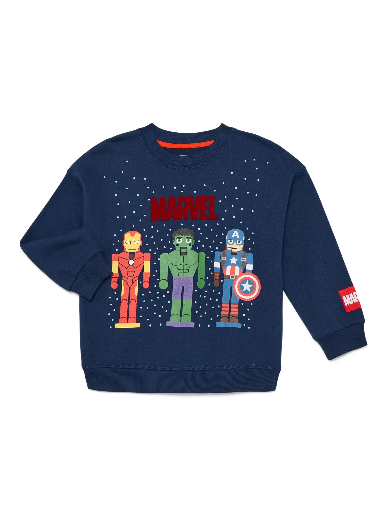 Marvel Toddlers' Graphic Crewneck Sweatshirt with Long Sleeves, Sizes 12M-5T | Walmart (US)