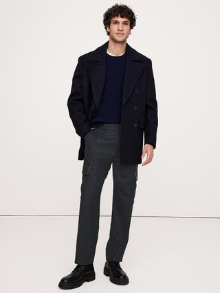 Italian Flannel Pull-On Cargo Pant | Banana Republic (US)