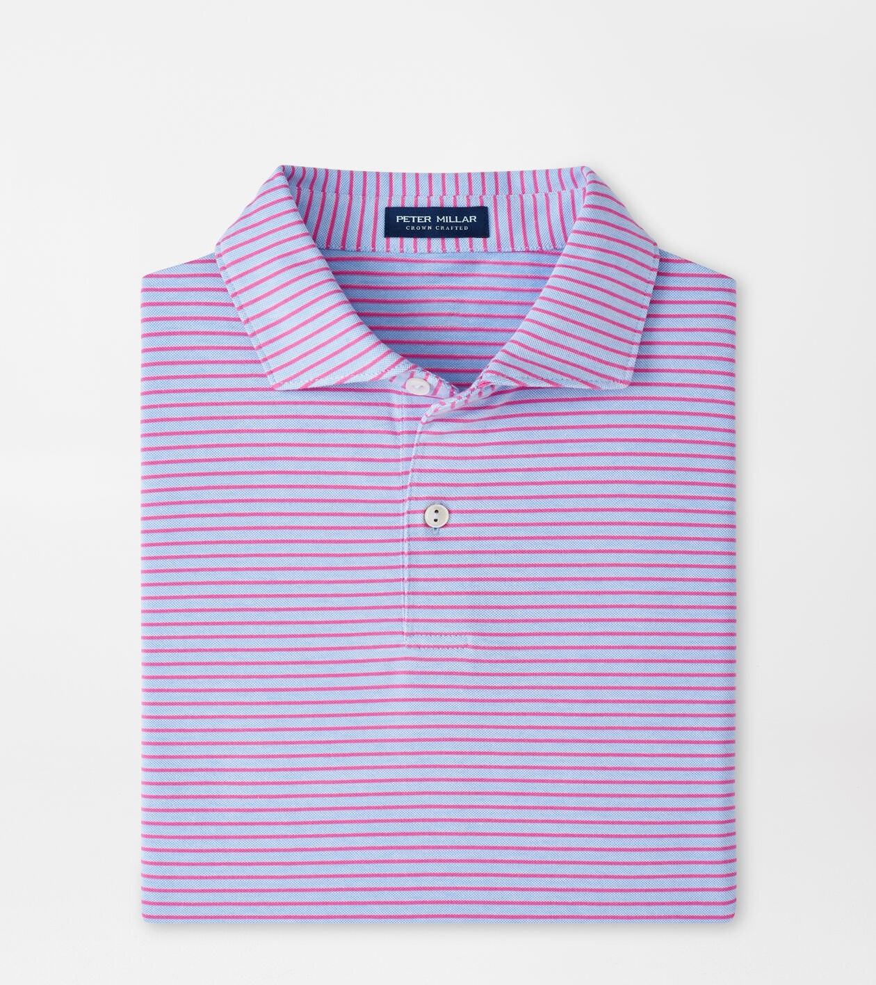 Albatross Cotton-Blend Piqué Stripe Polo | Peter Millar