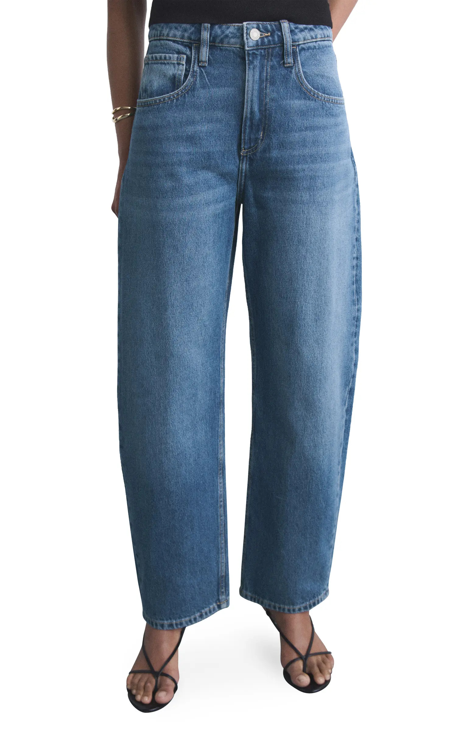 MANGO High Waist Balloon Jeans | Nordstrom | Nordstrom