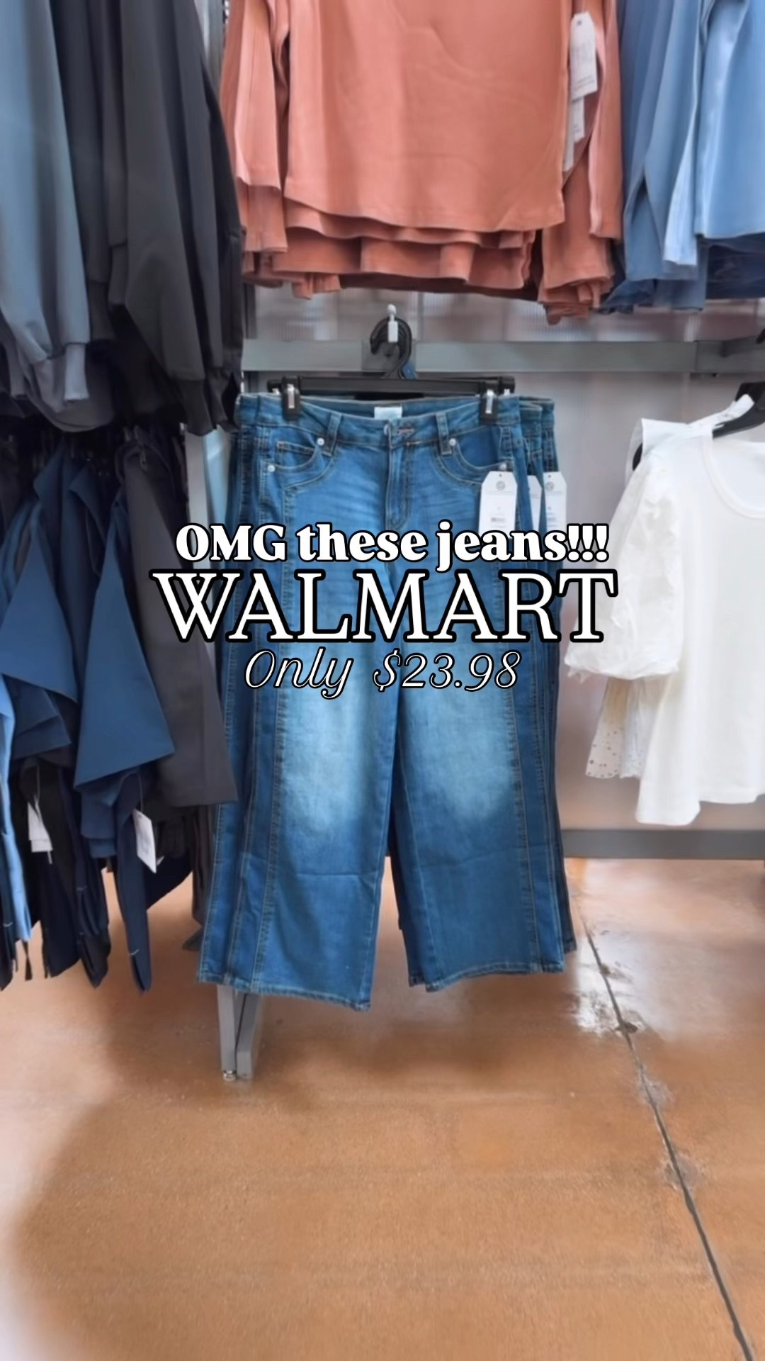 Check out these new @walmartfashion jeans that are not only super cute in allll the washes but SO comfy too!!! Only $23.98!!!!
⬇️⬇️⬇️
Tee size medium
Jeans sized down to a 2 (lots of stretch)

#LTKSeasonal #LTKStyleTip #LTKFindsUnder50