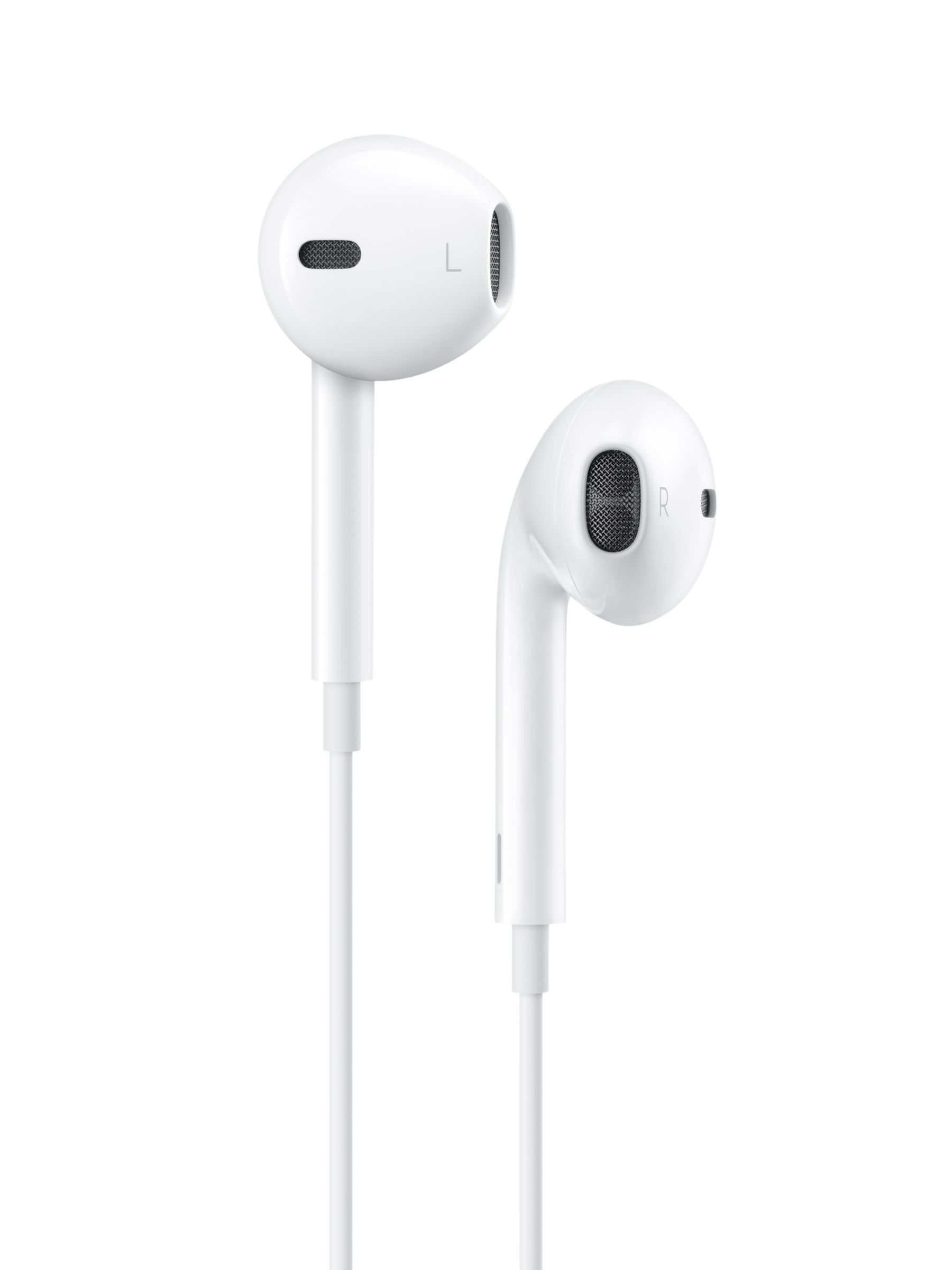 Apple Earpods with Remote and Mic, Lightning Connector, White | John Lewis (UK)