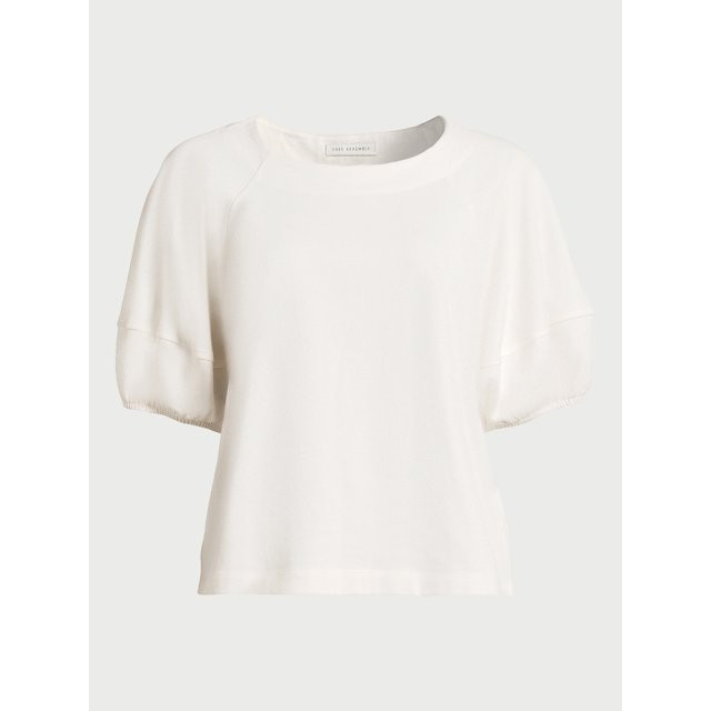 Free Assembly Women’s Balloon Sleeve Tee, Sizes XS-XXL | Walmart (US)