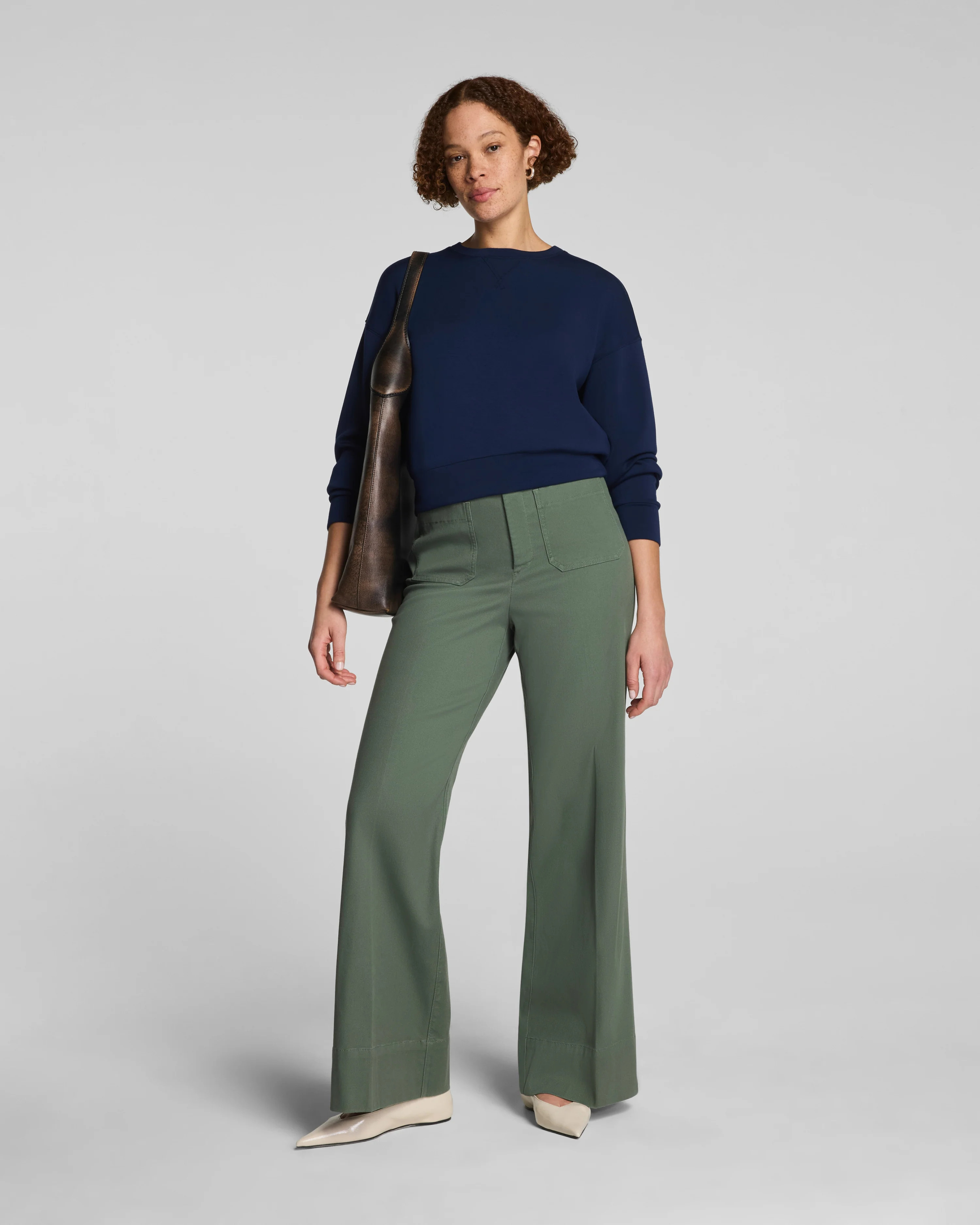 SPANXsupersmooth™ Wide Leg Pant | Patch Pockets | Spanx