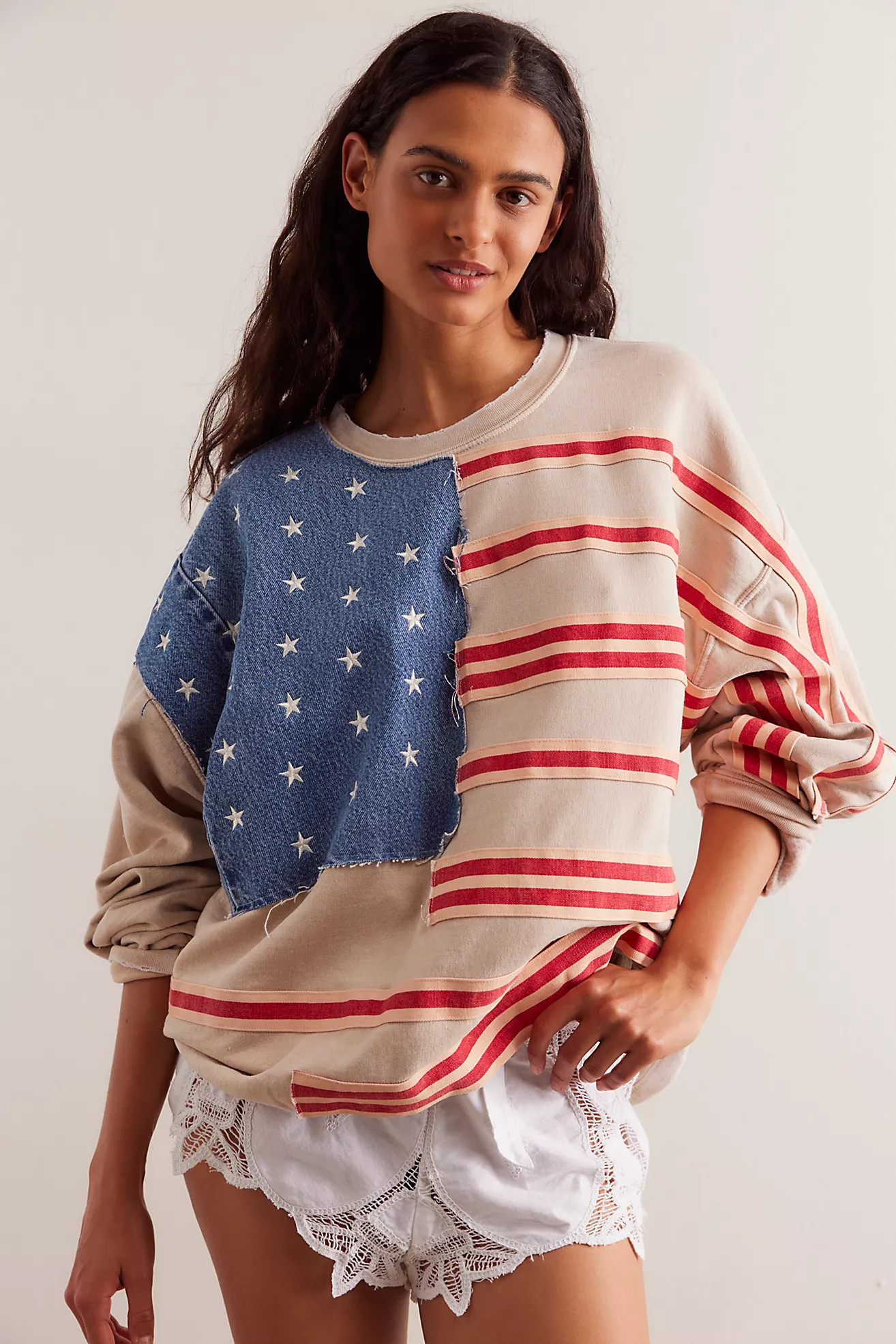 Tricia Fix Stripes And Stars Pullover | Free People (Global - UK&FR Excluded)
