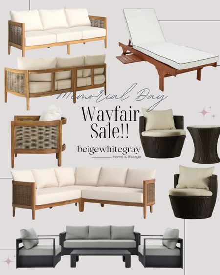 Wayfair memorial day sales are here! Refresh your outdoor space just in time for summer with these outdoor furniture finds. 

#LTKSaleAlert #LTKSeasonal #LTKHome