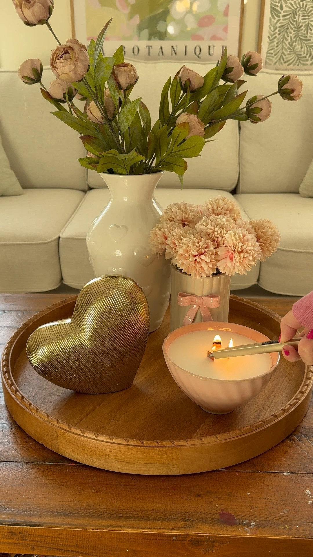 One of my favorite parts of transitioning into the New Year and Valentine’s Day decor is taking out my fave faux florals and these are two of my absolute faves! I also love this new heart vase and bow vase together🩷

#LTKFindsUnder50 #LTKSeasonal #LTKHome