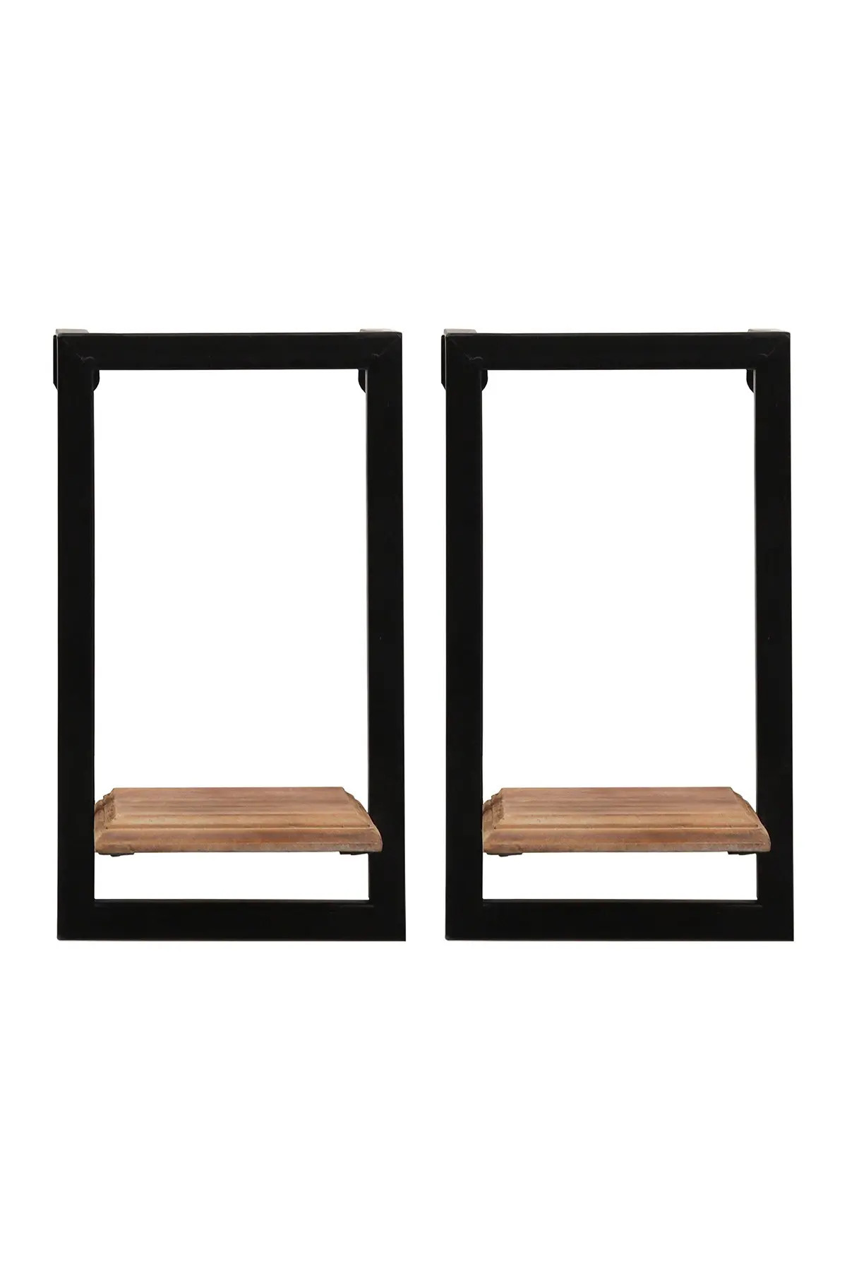 Stratton Home Natural Wood/Black Mini Shelves at Nordstrom Rack | Nordstrom Rack