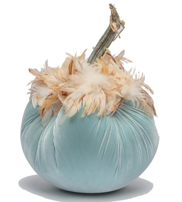 Seafoam w/ Ginger Feather Collar | Hot Skwash