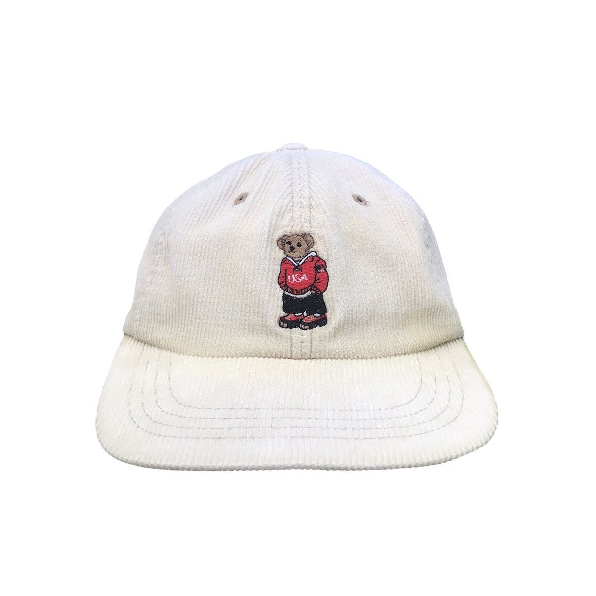 Polo Ralph Lauren Vintage 90s Ralph Lauren Polo Bear Corduroy Hat | Grailed | Grailed