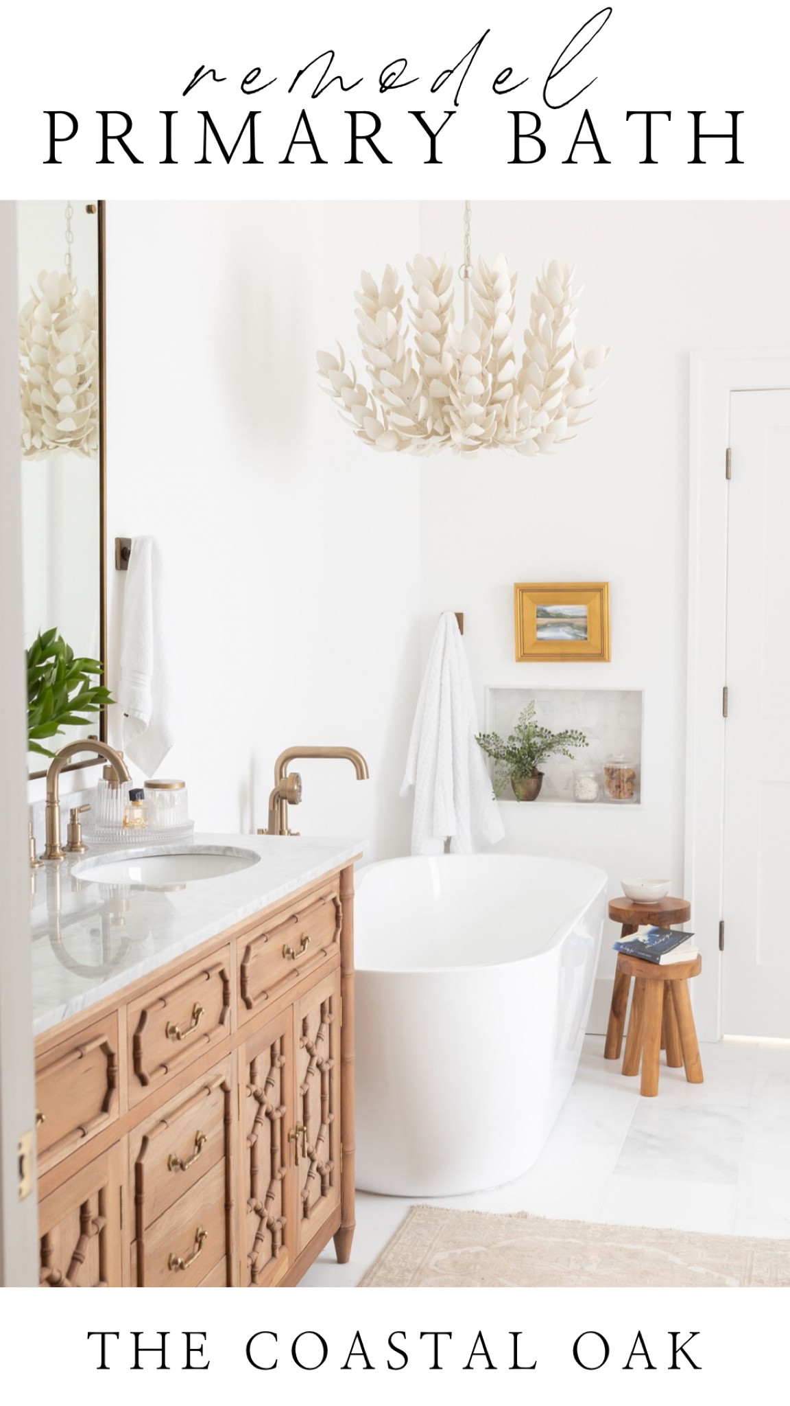 As seen on my reel - primary bathroom
remodel 

#LTKhome #LTKstyletip #LTKsalealert