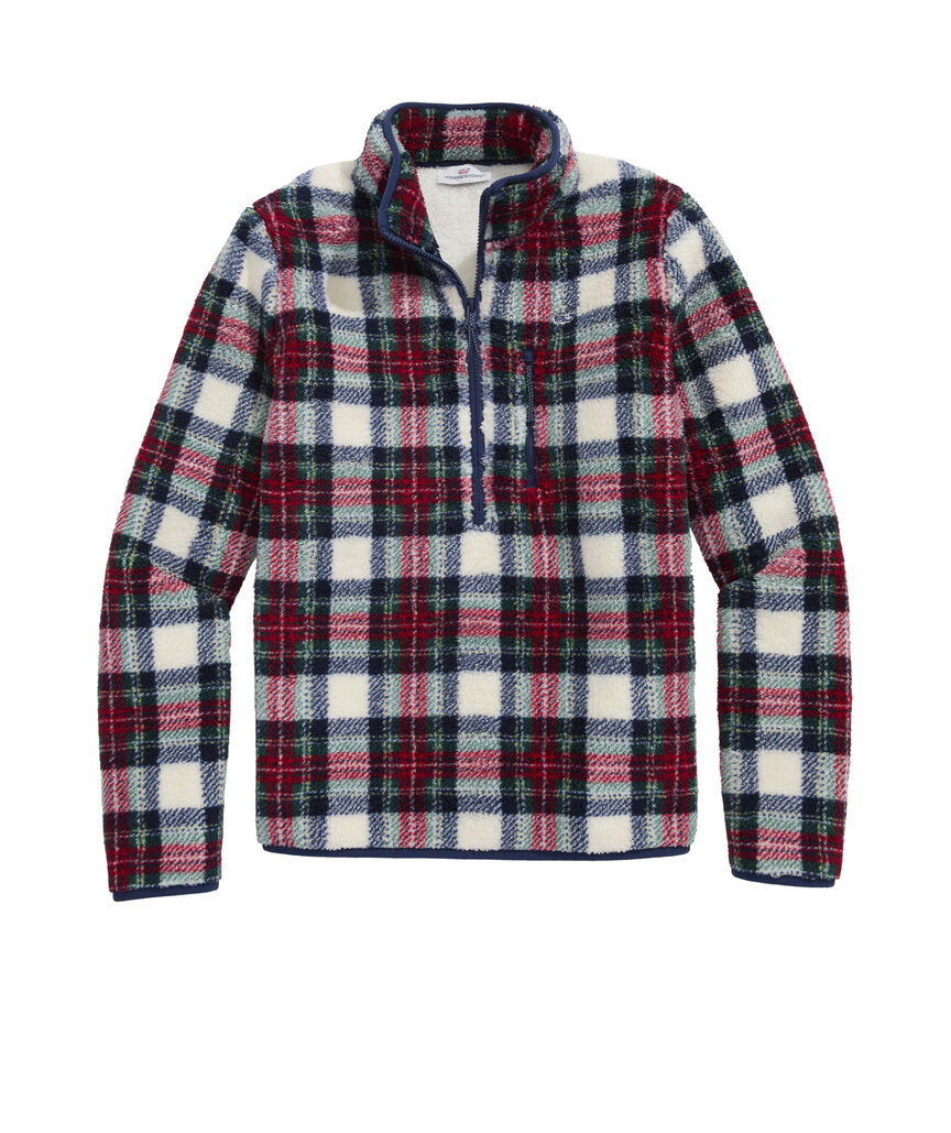 OUTLET Women's Printed Fuzzy Classic Half Zip | vineyard vines