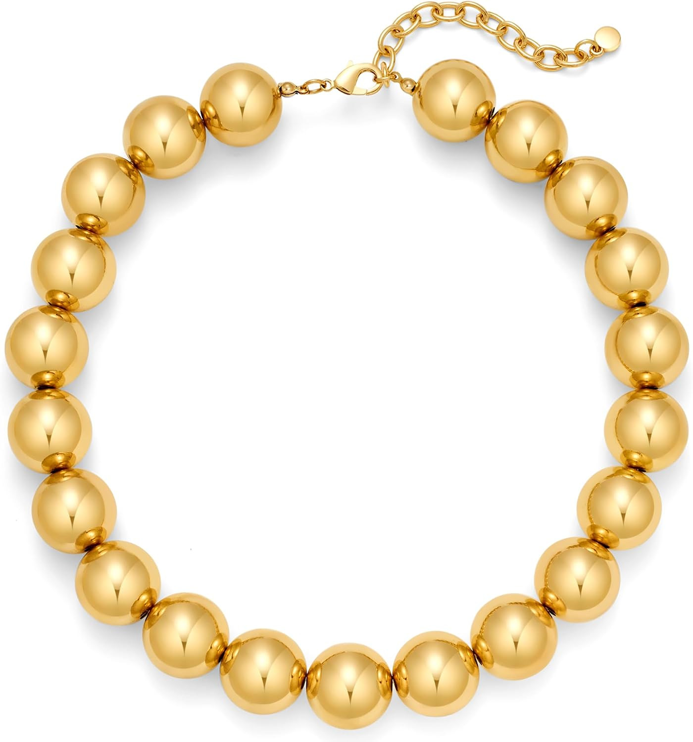 LILIE&WHITE Colorful Chunky Bead Necklaces For Women Trendy Boho Collar Statement Necklace Choker Summer Beach Jewelry Birthday Gift For Her | Amazon (US)