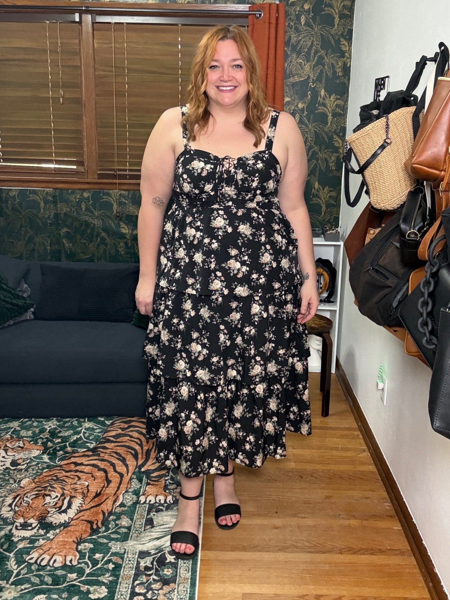 Wearing the size 16 as a 16/18 top in this wedding guest dress with alt vibes

#LTKPlusSize #LTKMidsize #LTKWedding