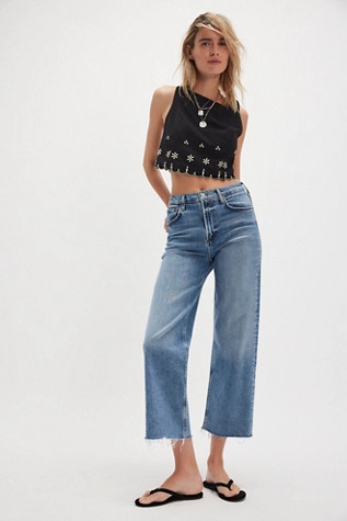 Kayla Solid Embroidered Top | Free People (UK)