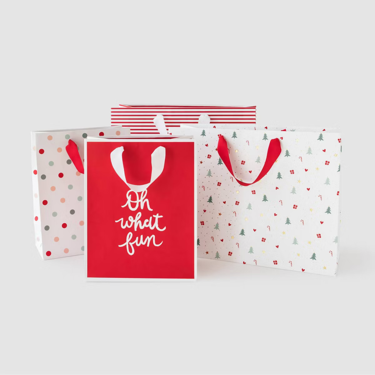 4pk Christmas Gift Bag Set (2 Large, 2 Small) Colorful - Sugar Paper™ + Target | Target