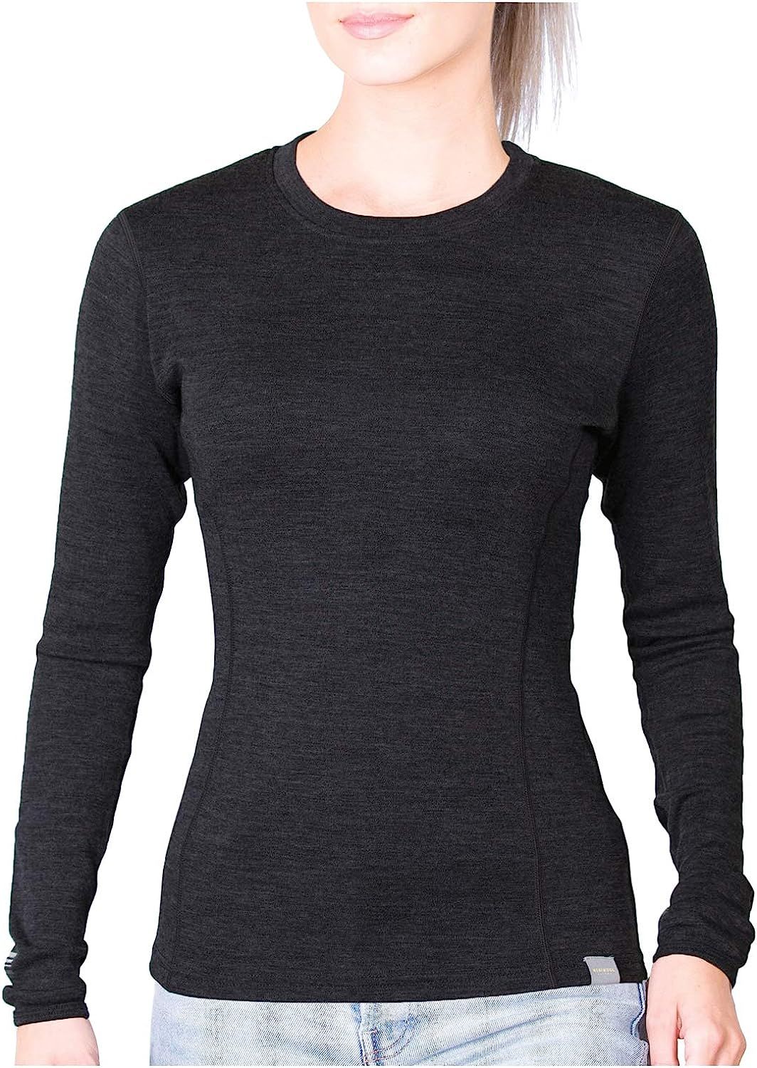 MERIWOOL Womens Base Layer 100% Merino Wool Midweight Long Sleeve Thermal Shirt | Amazon (US)