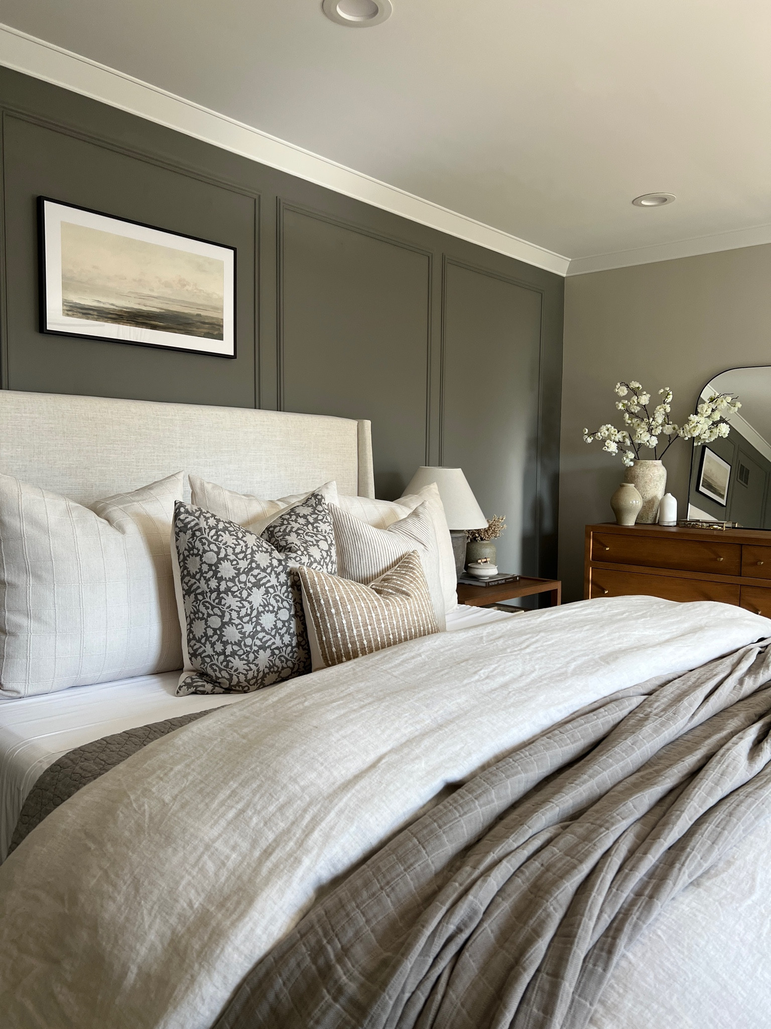 Neutral, layered bedding for a textured and cozy look in our primary bedroom 

#LTKSeasonal #LTKhome #LTKsalealert