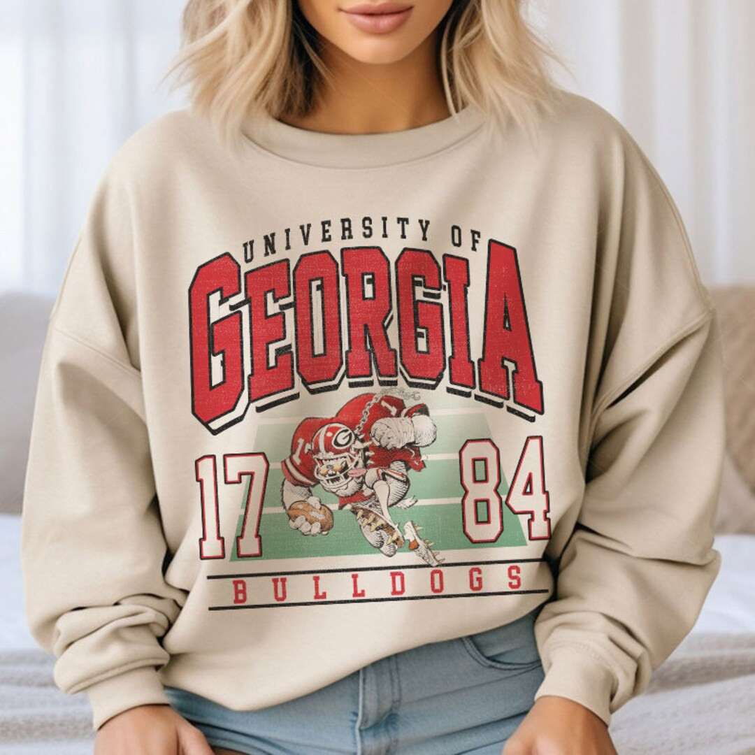 Retro Georgia Football Sweatshirt Georgia Football Shirt - Etsy | Etsy (US)