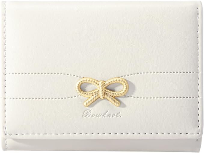 Sunwel Fashion Wallets Girls Cute Coquette Bow Small Wallet Aesthetic Card Holder ID Window Purse... | Amazon (US)
