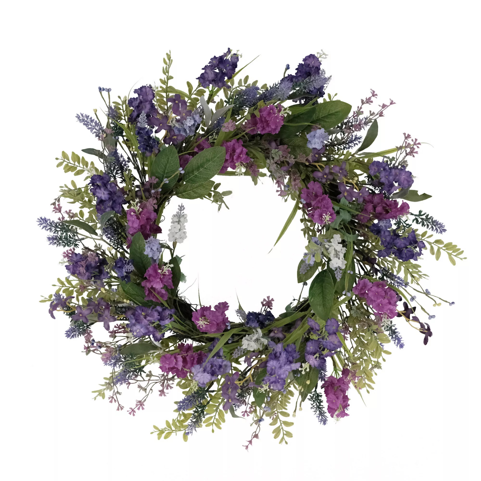 PULEO INTERNATIONAL Lavender Artificial Wreath | Kohl's