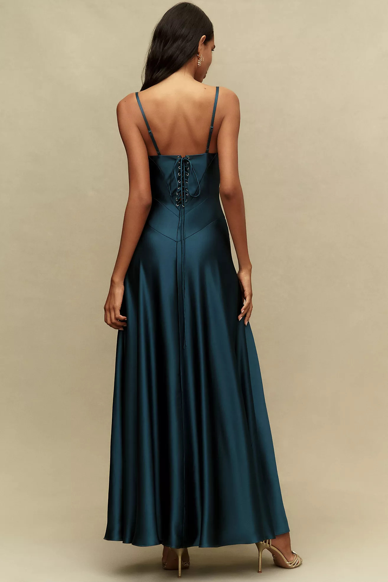 Mare Mare Emmy Satin Corset Maxi Dress | Anthropologie (US)