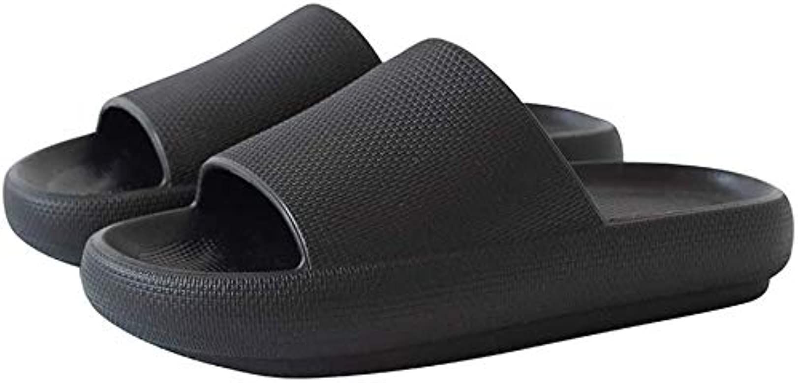 Slippers for Women and Men Quick Drying Slide Sandal with Thick Sole Non-Slip Soft Shower Slippers O | Amazon (US)