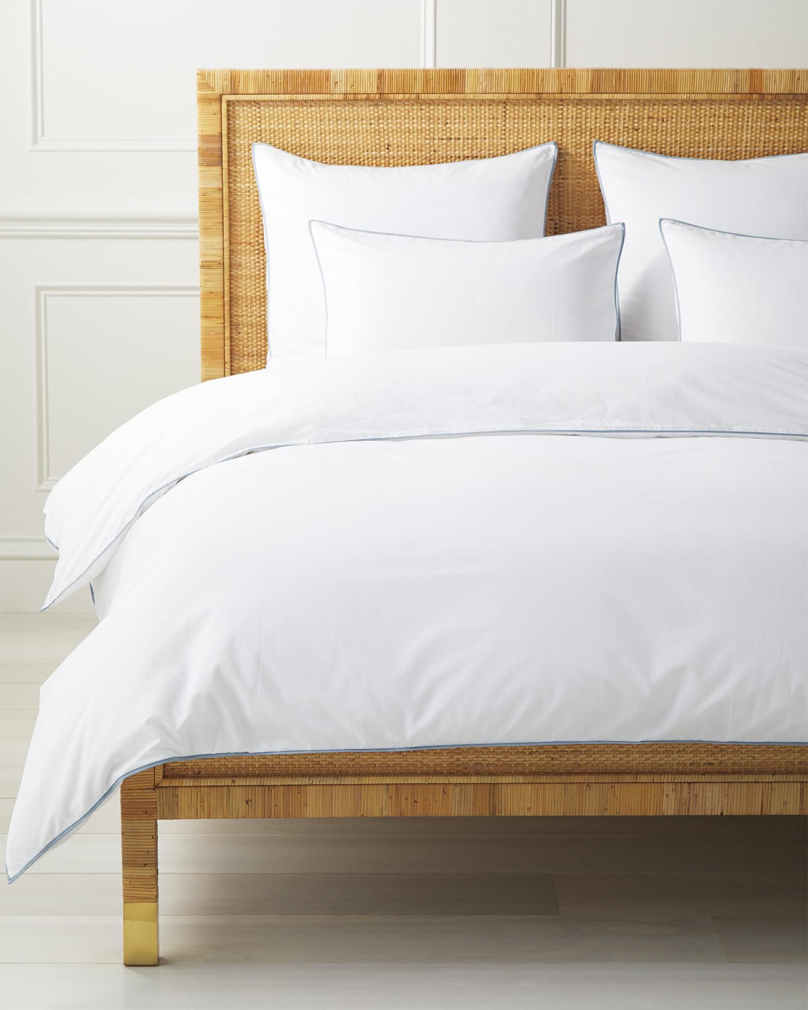 Beach Club Percale Duvet Cover | Serena and Lily