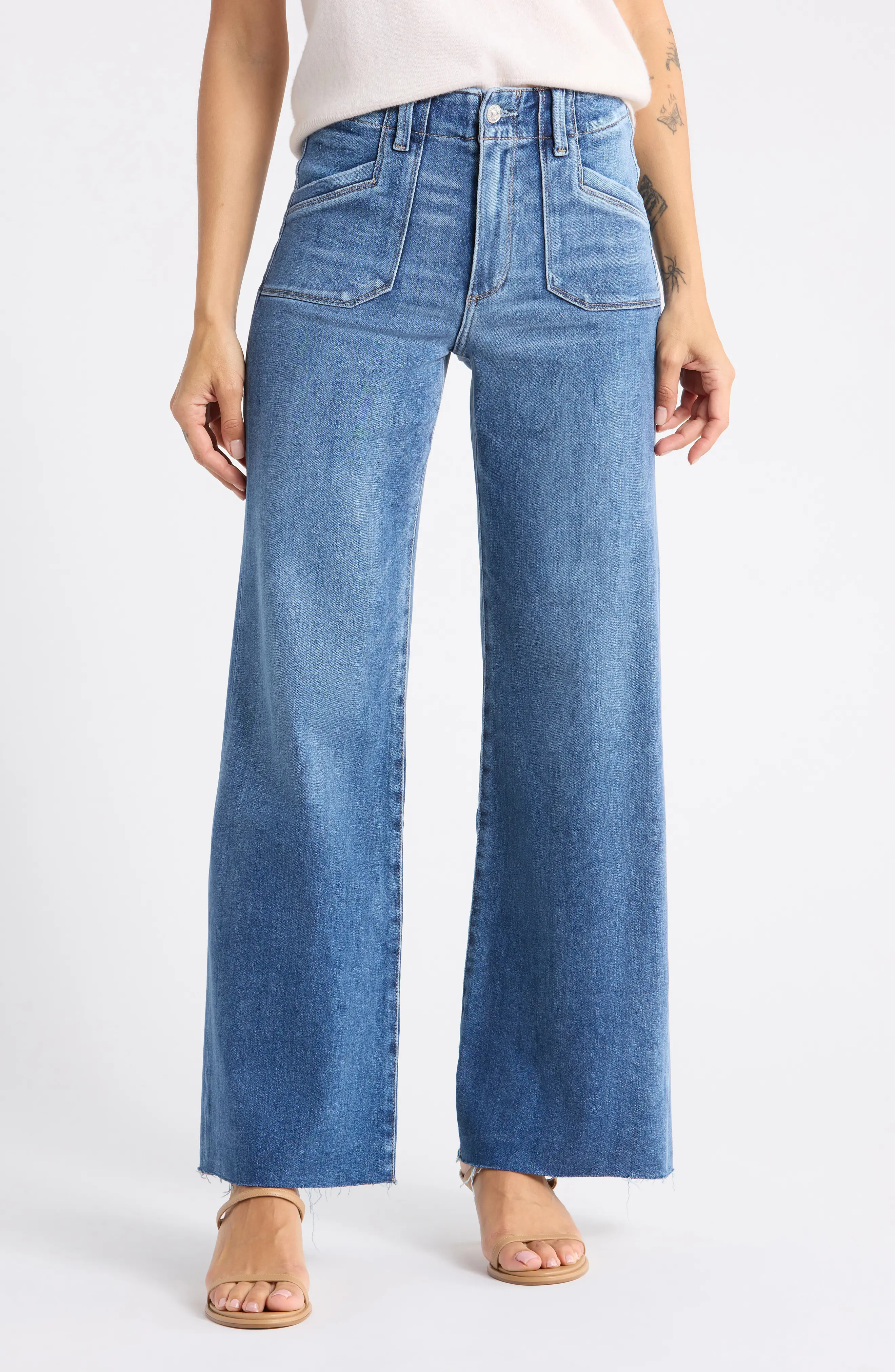 PAIGE Anessa Welt Utility Pocket Jeans (Women) | Nordstromrack | Nordstrom Rack