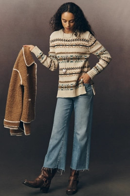 PAIGE Anessa High-Rise Crop Wide-Leg Jeans | Anthropologie (US)